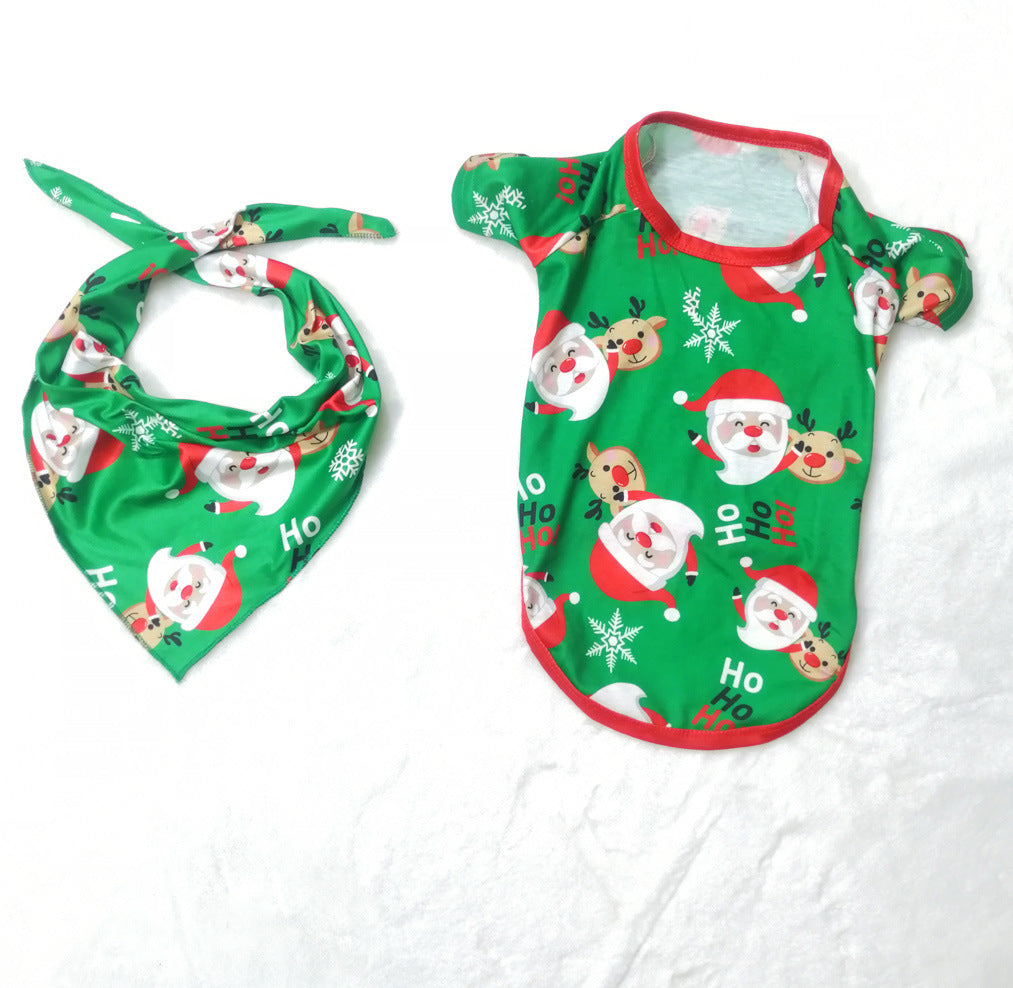 Christmas Santa Claus PJ's For The Whole Family including your pet Dog