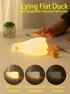 Duck Cartoon Sleeping Night Lamp