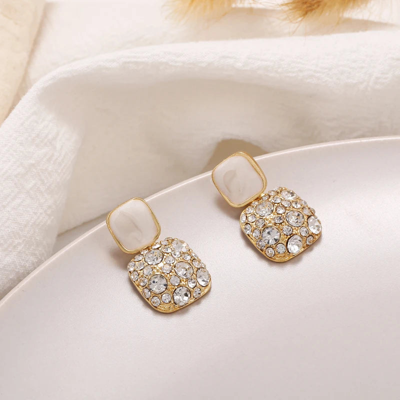 Shiny Crystal Earrings