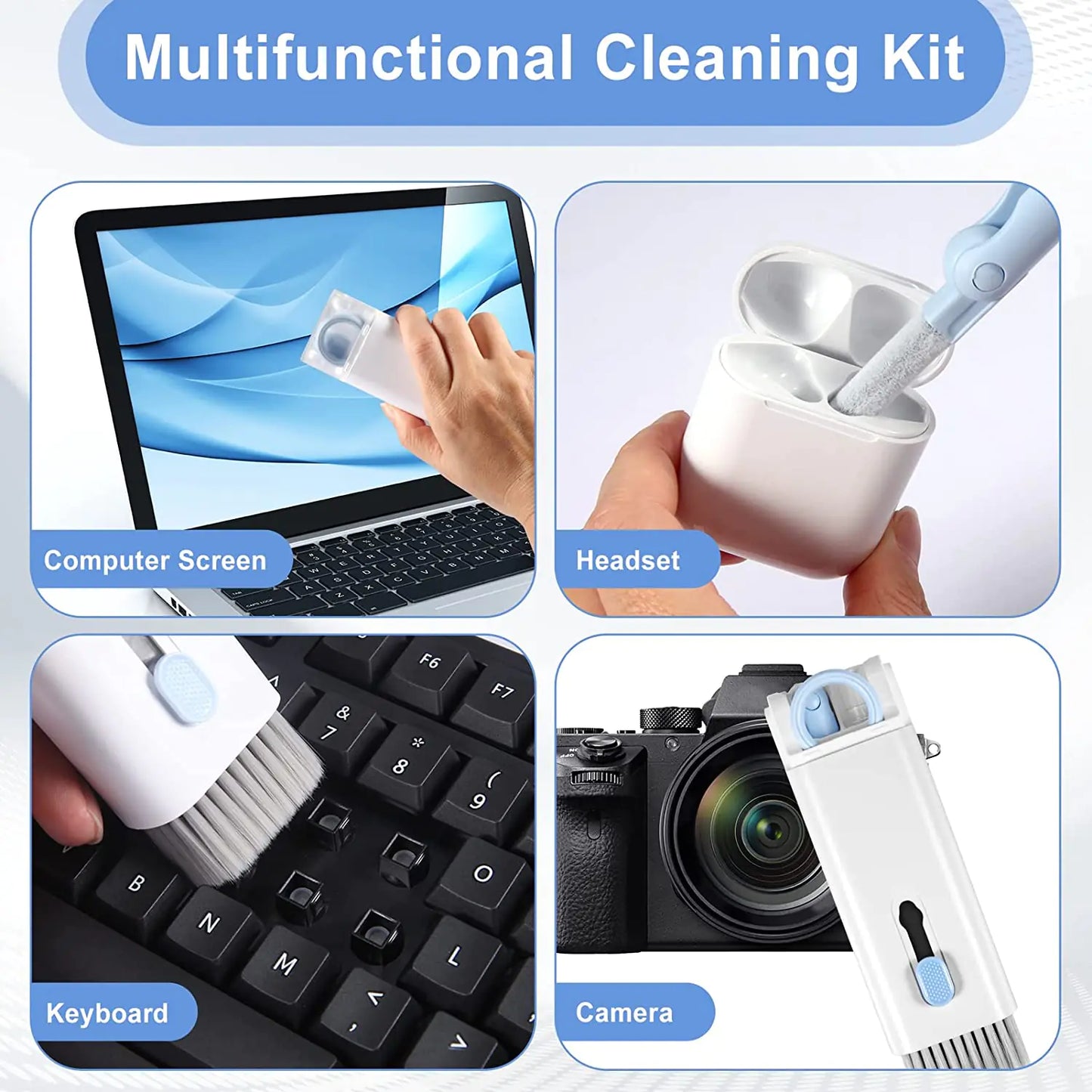 Computer & Phone 7 in 1 Multifunctional Cleaning Kit Set