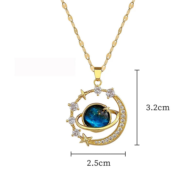 Luxurious Planet Necklace