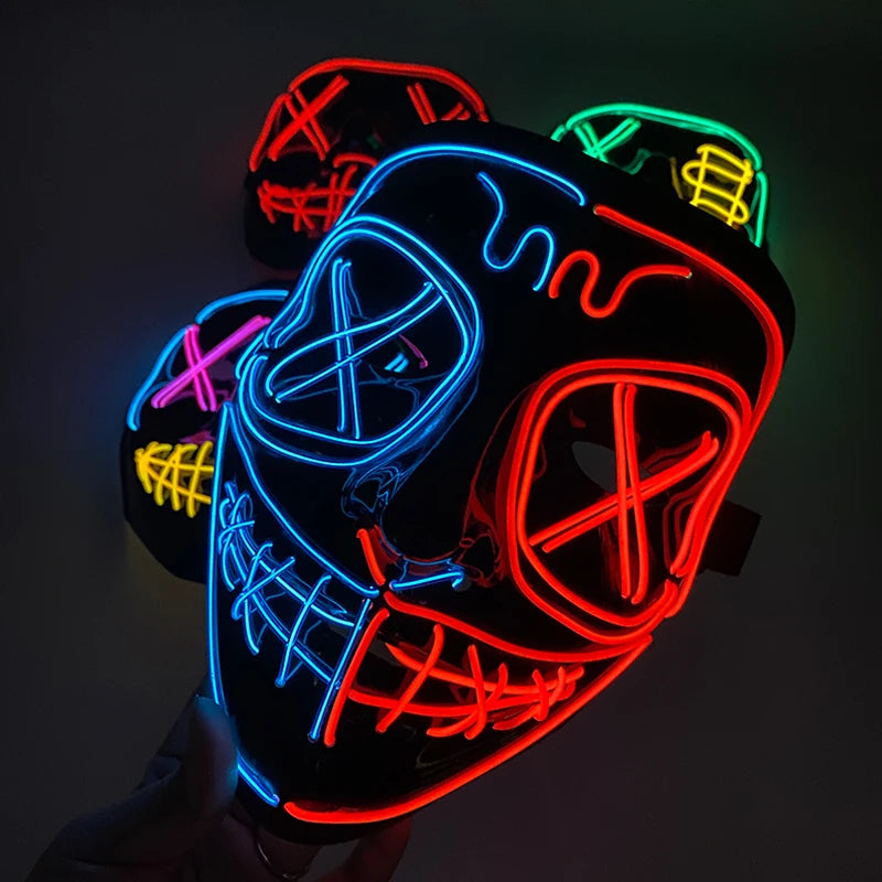 Halloween Wireless Neon Mask