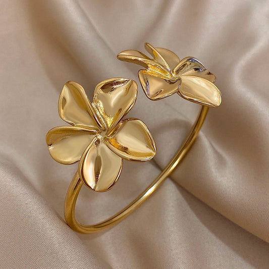 Flower Cuff Bracelet