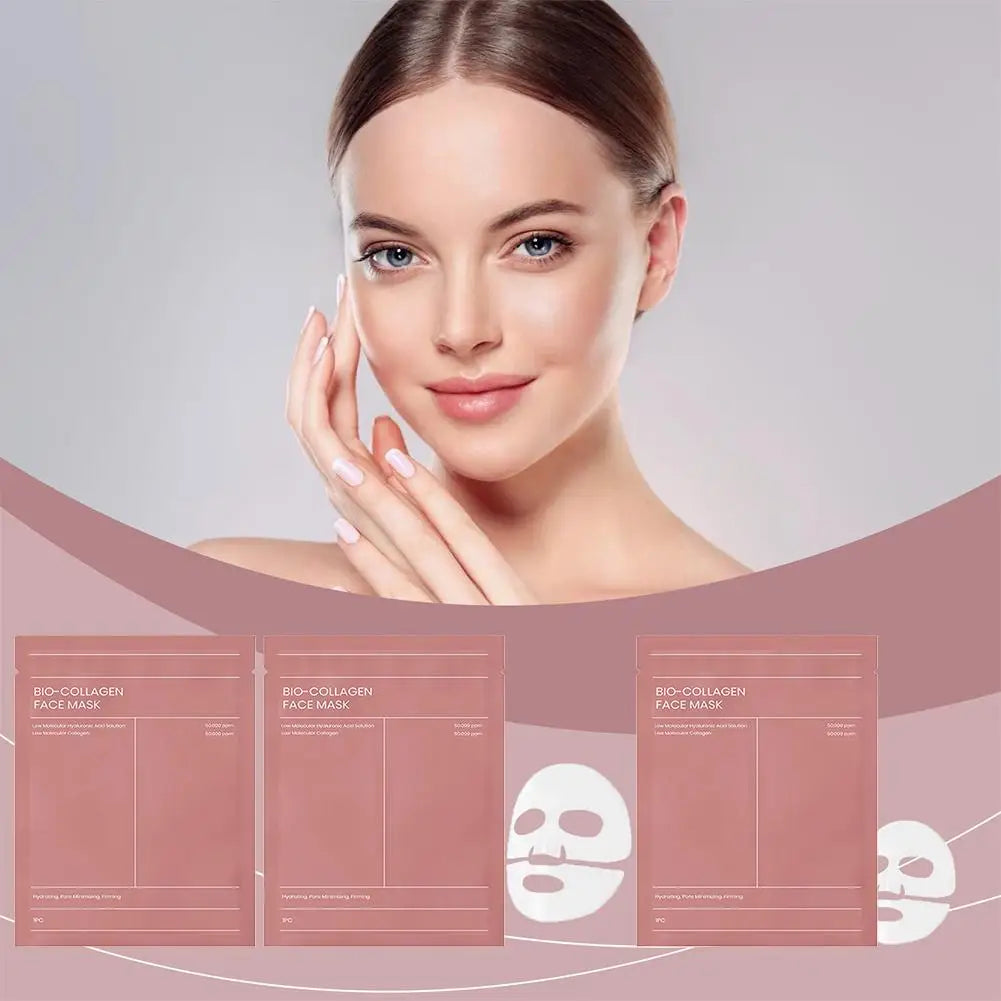 Bio-Collagen Moisturizing Hydrating Lotion Repair Facial Mask 1/3/5/10 pcs