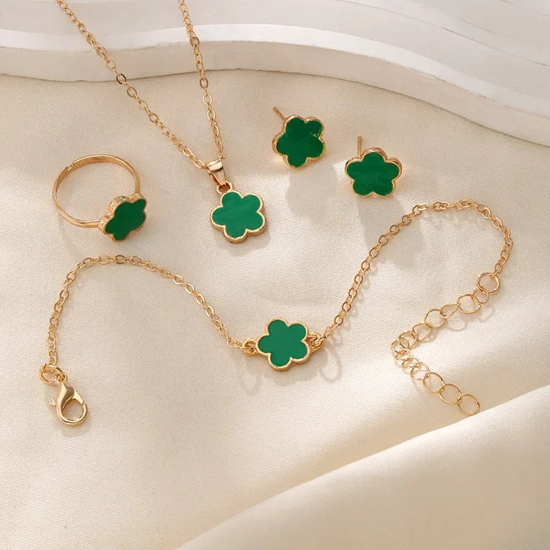 Clover Jewelry Set