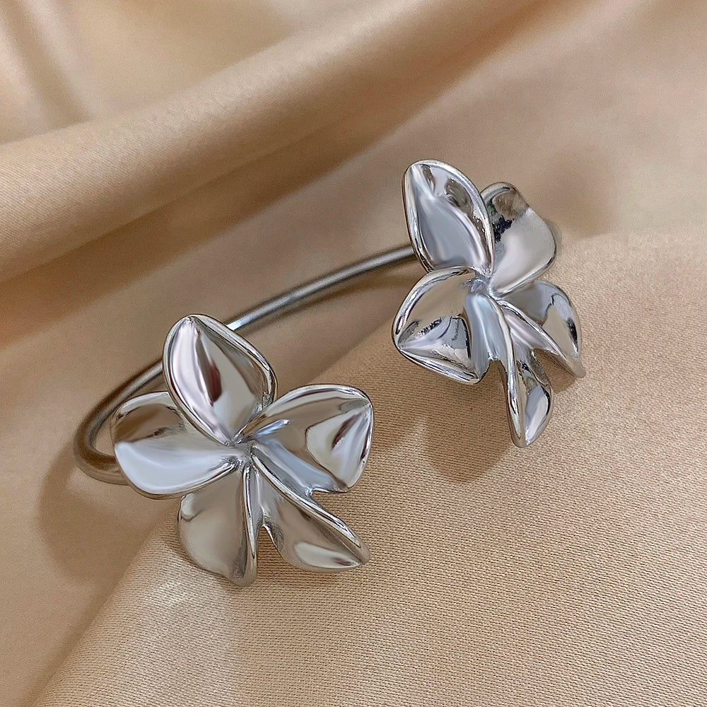 Flower Cuff Bracelet