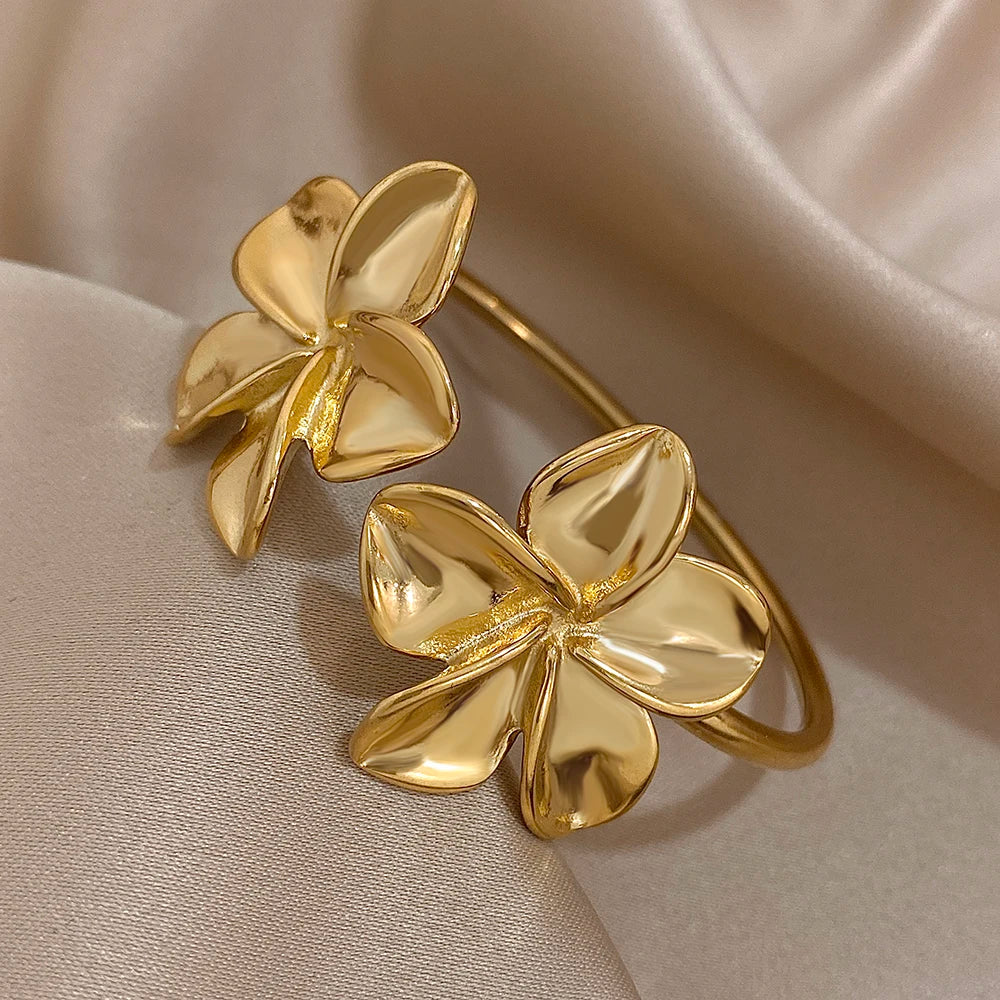 Flower Cuff Bracelet