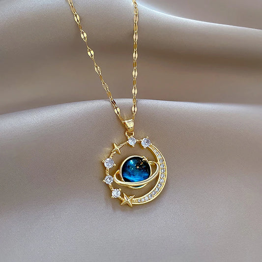 Luxurious Planet Necklace