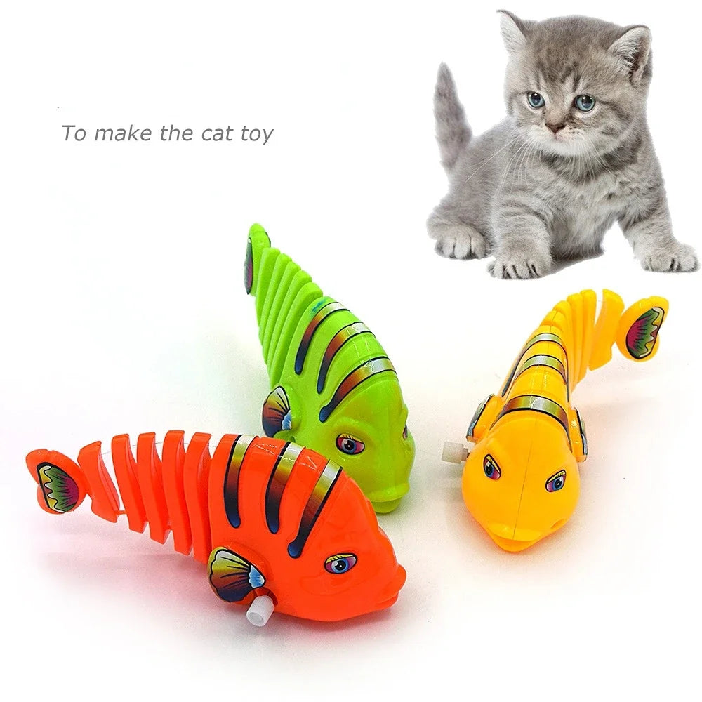 Pet Cat Toy - Spring Swing Fish