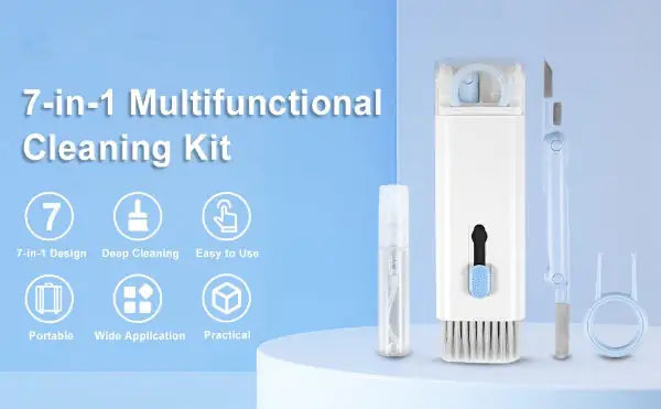 Computer & Phone 7 in 1 Multifunctional Cleaning Kit Set