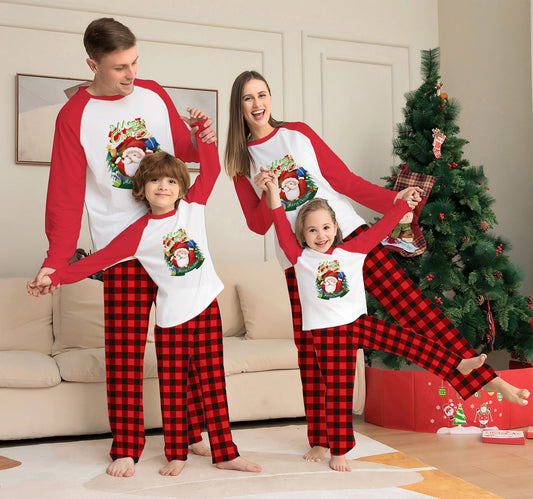 Christmas Parent-Child-Dog Pajamas - Santa