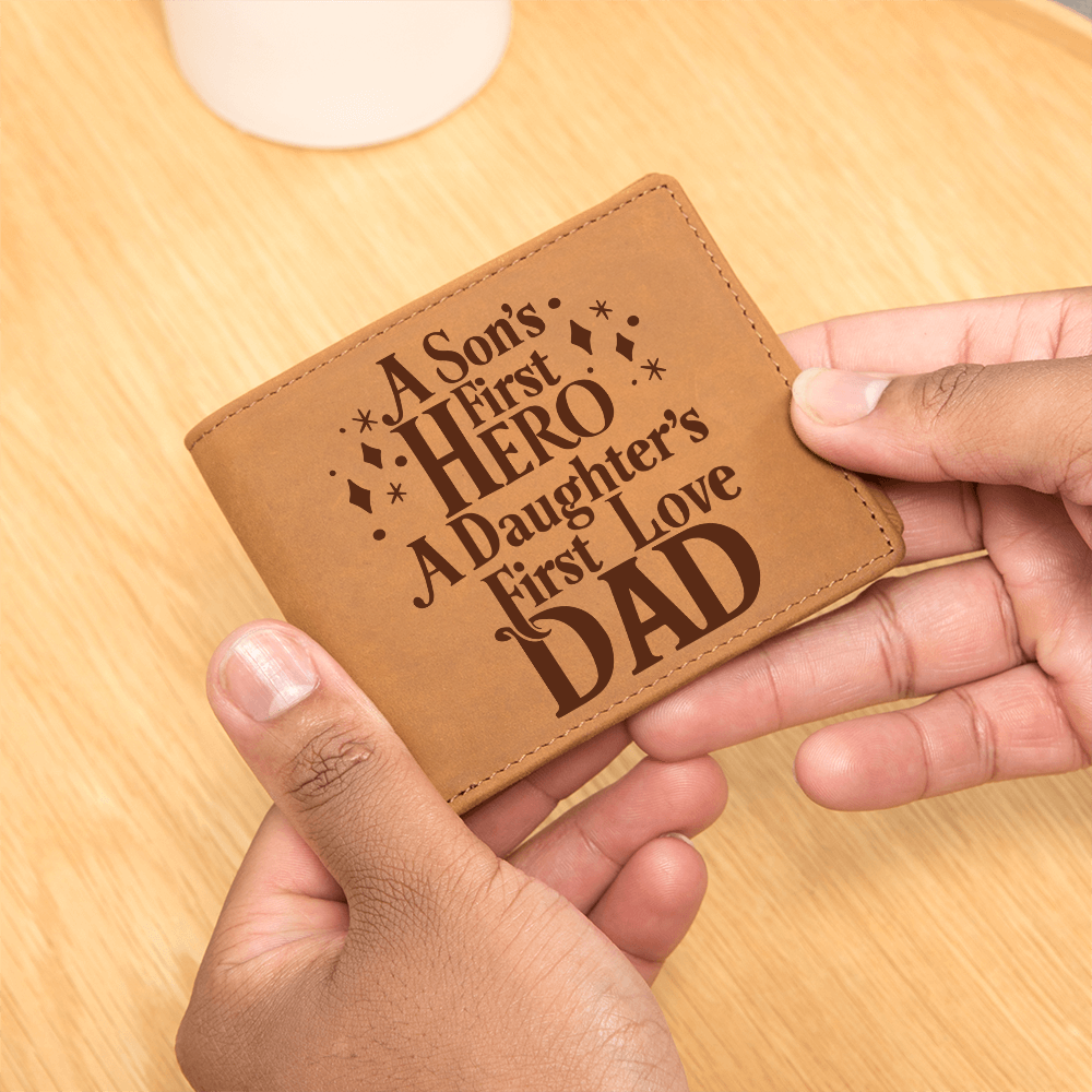🗽Daughter's First Love/Son's First Hero - Leather Wallet