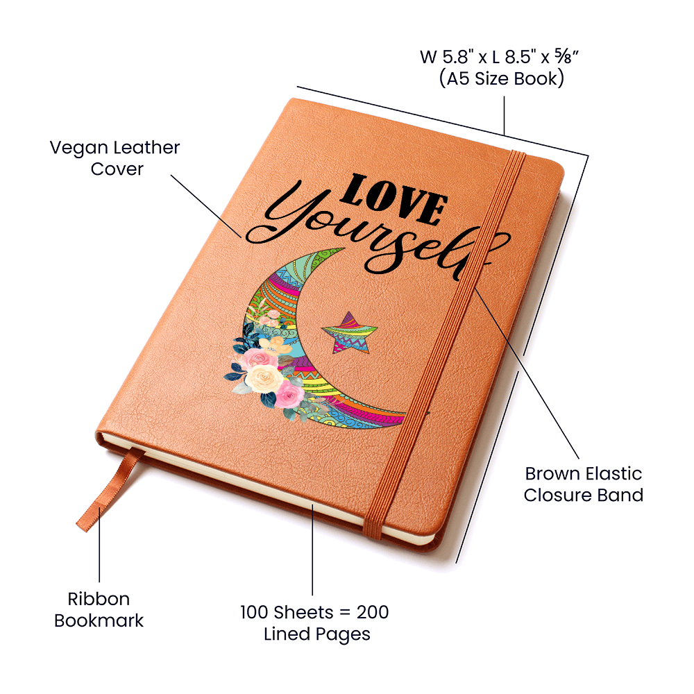 "Love Yourself" - Leather Journal