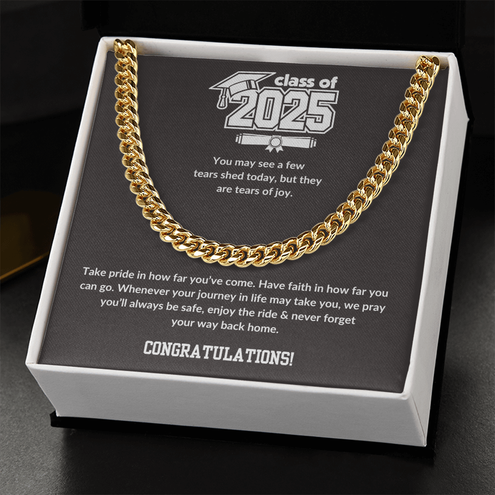 🗽Grad Class of 2025 - Men's Cuban Link Chain