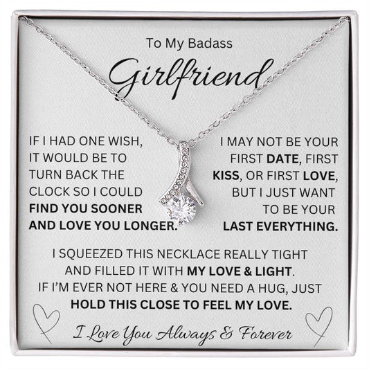 To My Badass Girlfriend - "If I Had One Wish" - Alluring Necklace