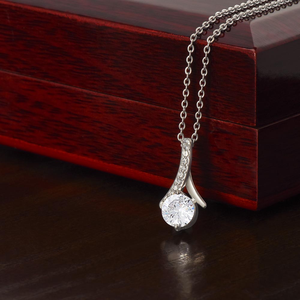 To My Amazing Wife "Find You Sooner" Alluring Beauty Necklace