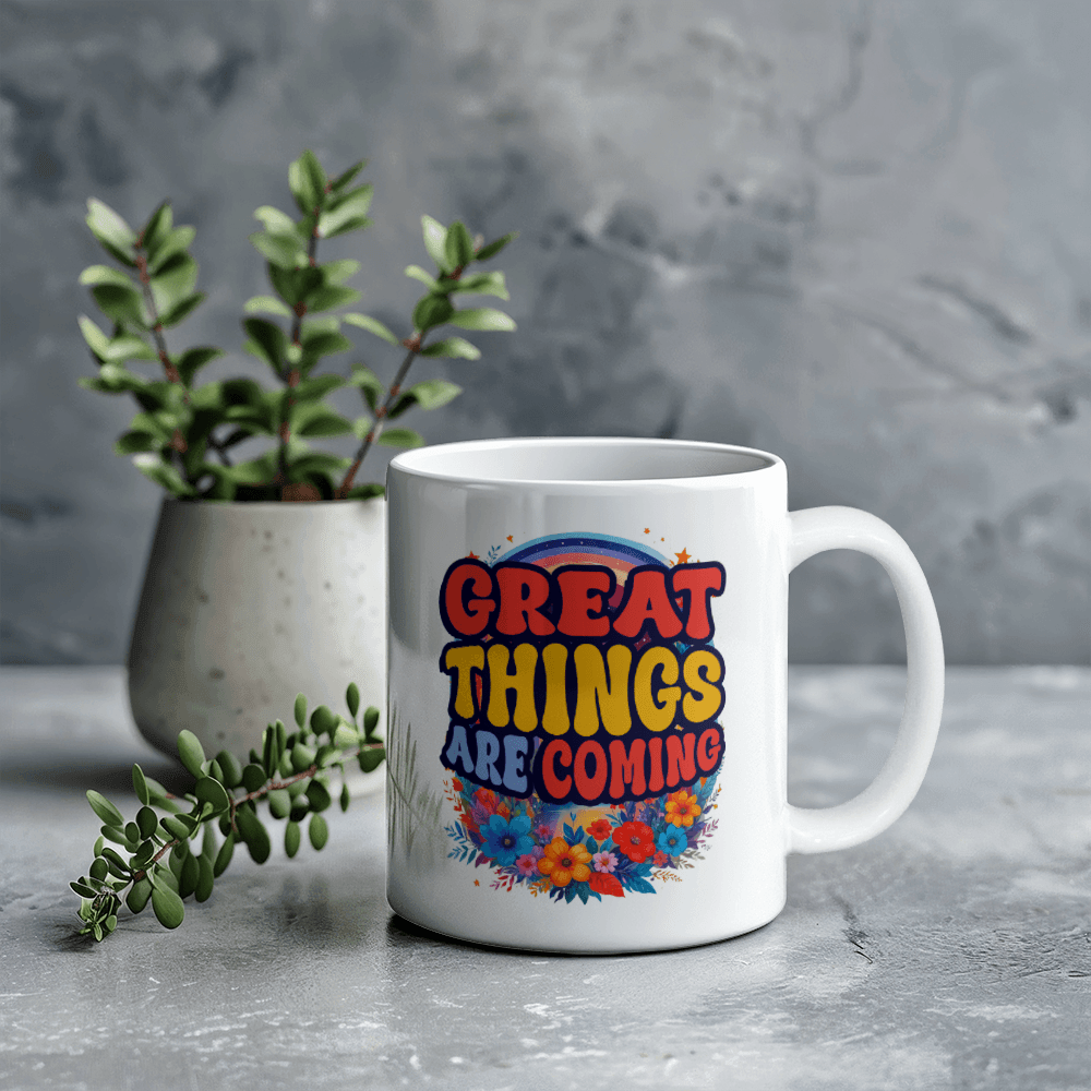 Great Things Are Coming - Mug