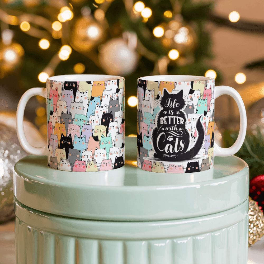 Life Is Better With Cats - Mug