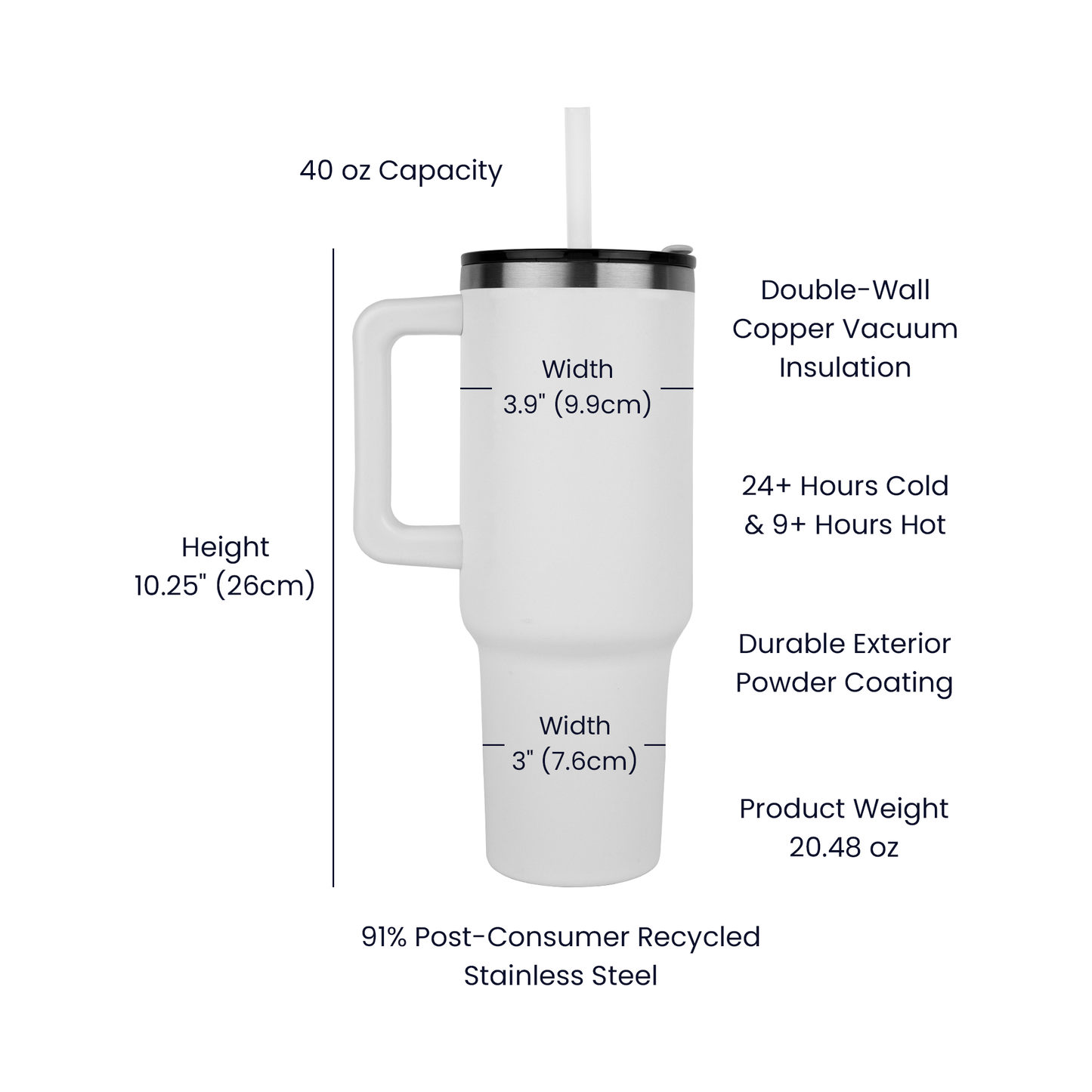 Coffee Gives Me Teacher Powers - 40oz Tumblers