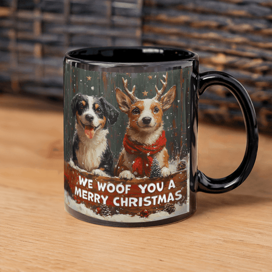 We Woof You A Merry Christmas - Mug