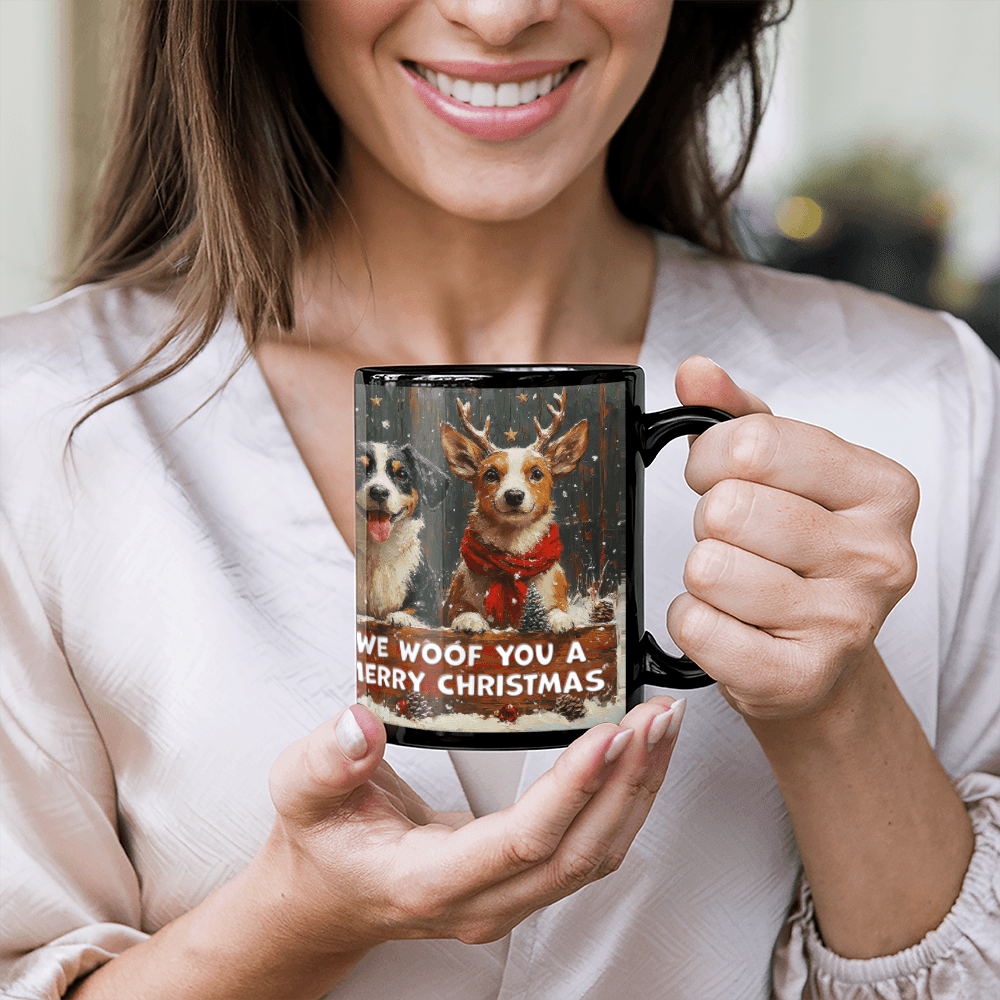 We Woof You A Merry Christmas - Mug