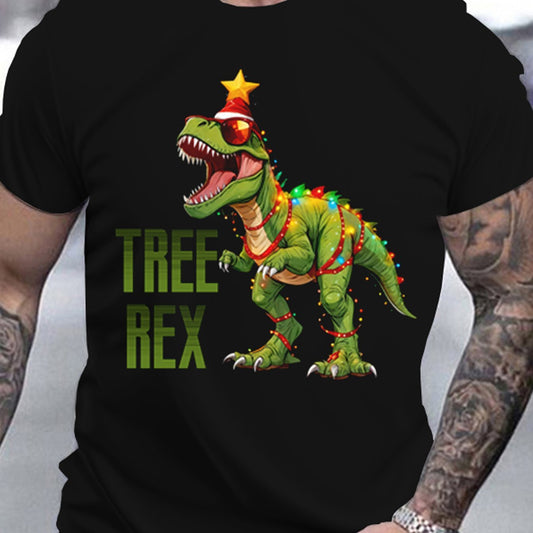 Men's Christmas Tree Rex T-shirt