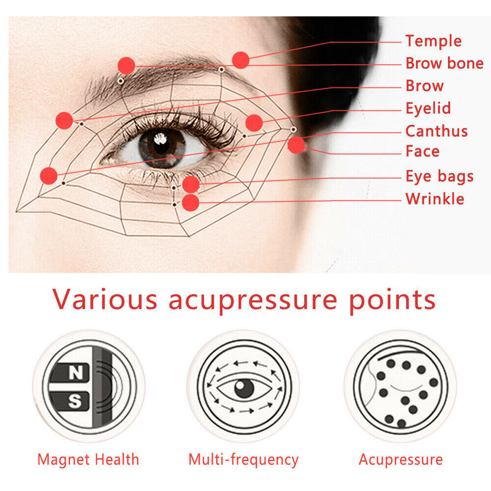 Eye Massager For Migraines And Stress Headaches- Professional Eye Care Machine