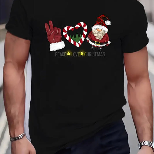 Men's Peace Love Christmas T-shirts