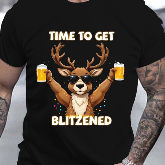 Men's "Time To Get Blitzened" - T-shirt