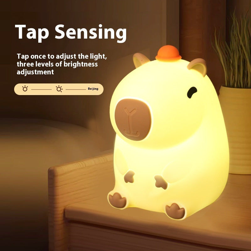 Adorable Capybara Night Lamp Silicone