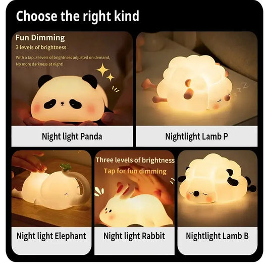 Animal Sleeping Night Lamp