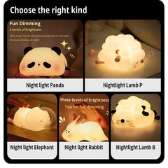 Squishy Animal Sleeping Night Lamp