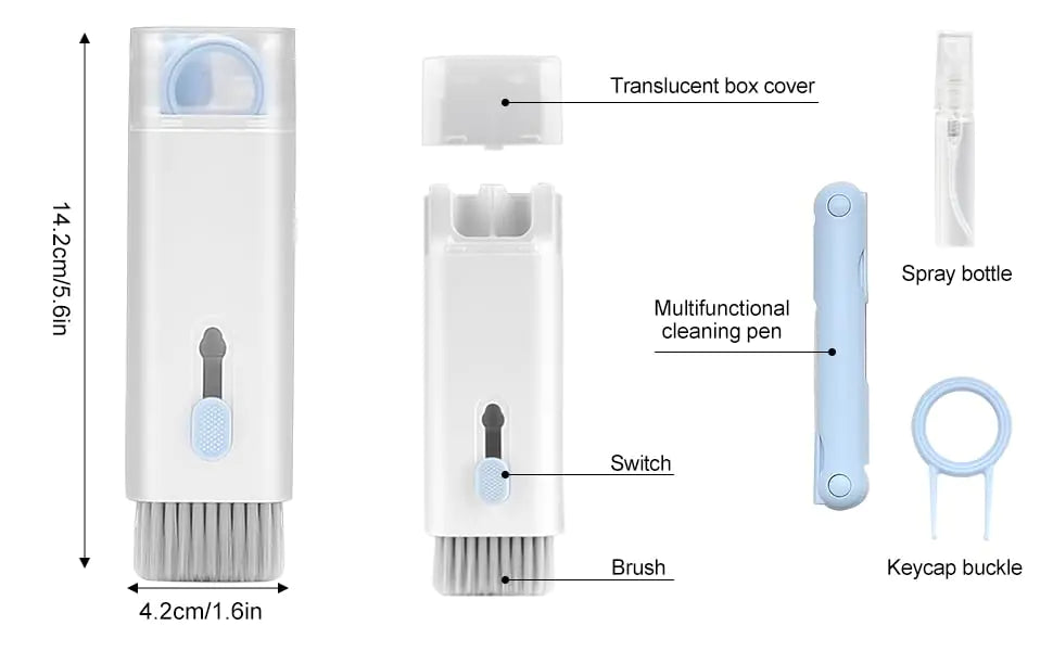 Computer & Phone 7 in 1 Multifunctional Cleaning Kit Set