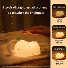 Squishy Animal Sleeping Night Lamp